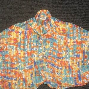 BUCKETLIST Multicolor Abstract Women's Top